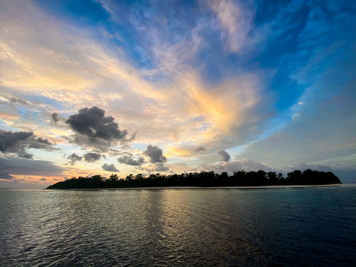 Sonnenuntergang Seychellen Outer Islands