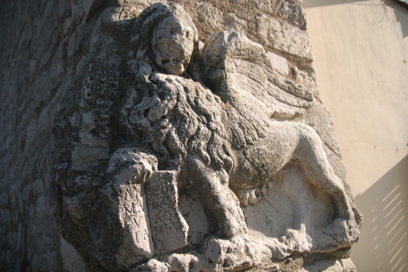 Venezianischer Löwe auf Osor